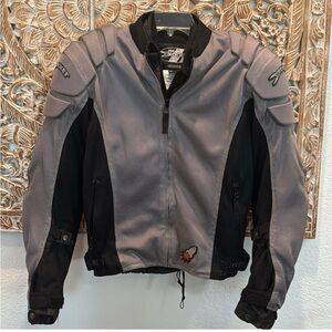 Joe Rocket gray racing superior sports two piece performance jacket- size- M